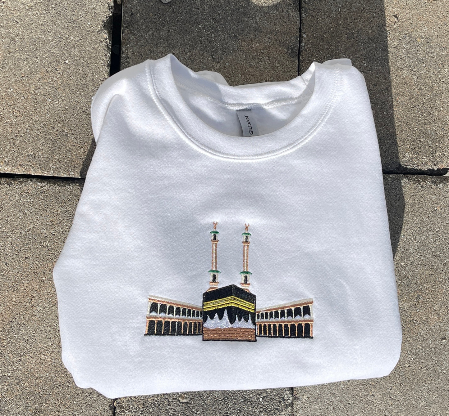 Al Kaaba Embroidered Crewneck