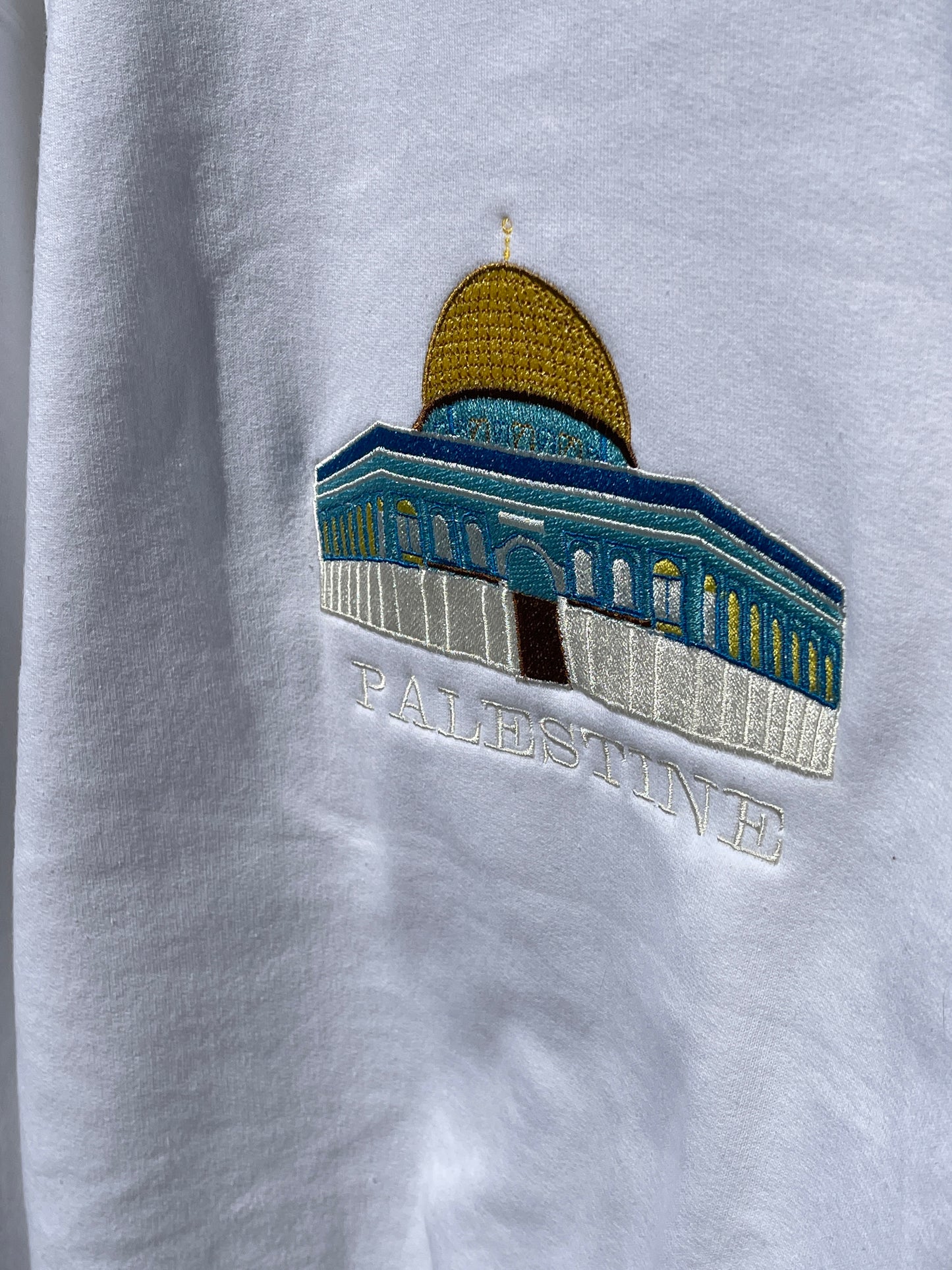 Dome of the Rock Embroidered Crewneck